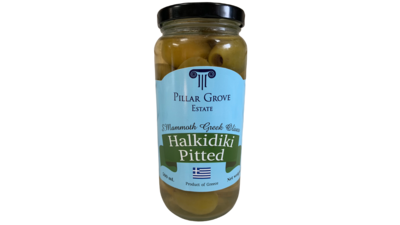 Halkidiki Mammoth Pitted Olives 500 ml