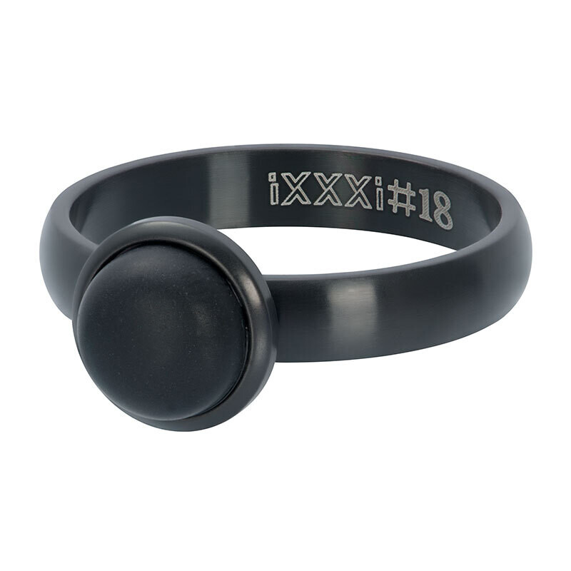 iXXXi Fill Ring Matt Black Stone 10mm