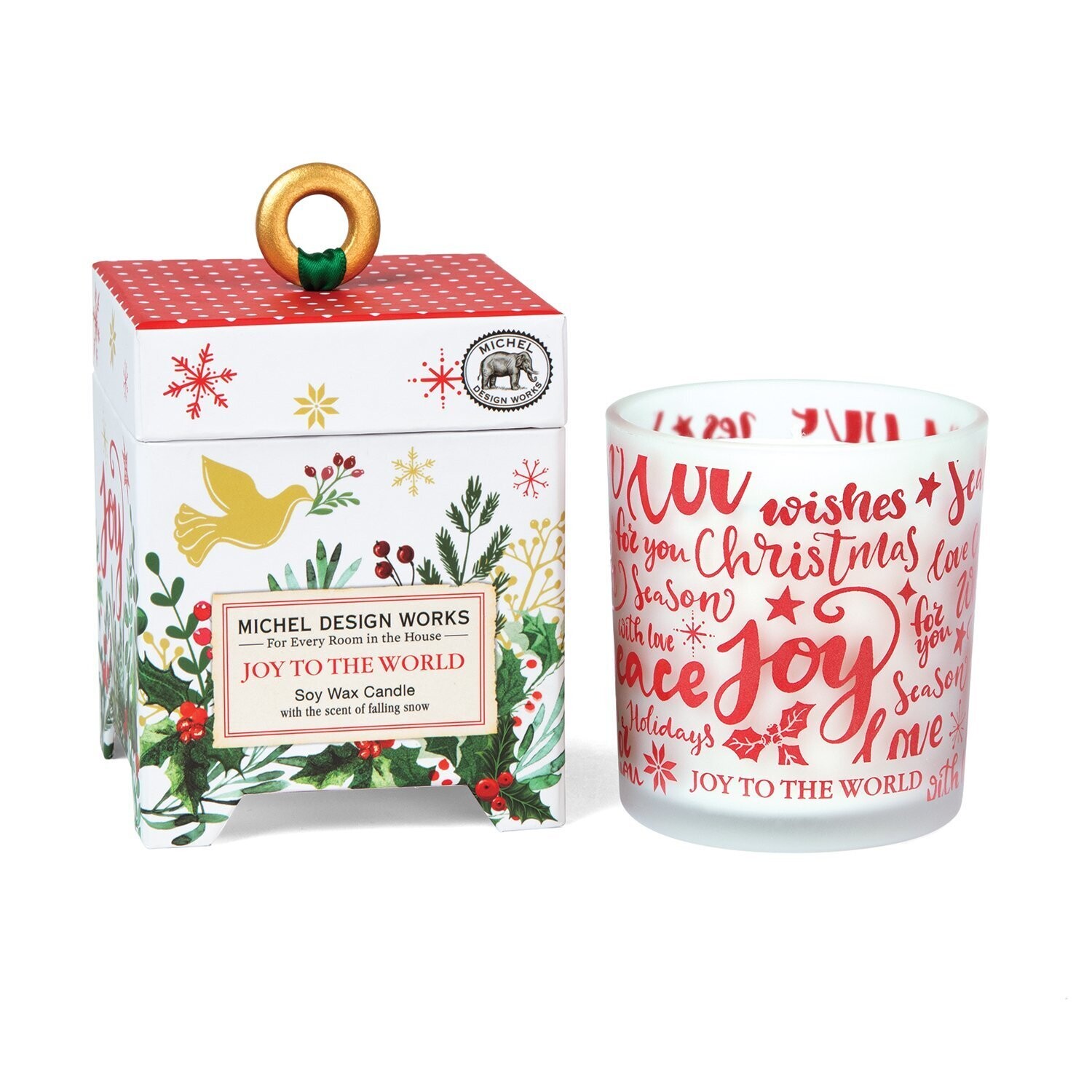 FINAL SALE - Joy To The World - 6.5 Oz. Soy Wax Candle