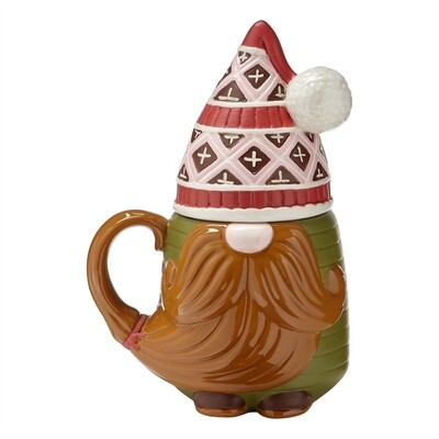 Oskar Gnome Lidded Mug