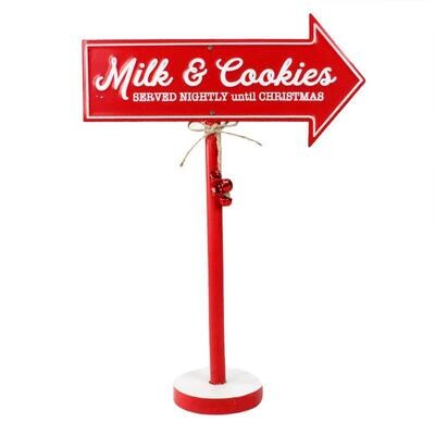 FINAL SALE - Milk & Cookies Sign