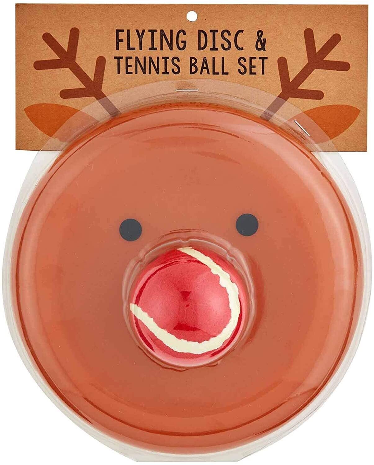 FINAL SALE - Reindeer Disc Tennis Ball Set