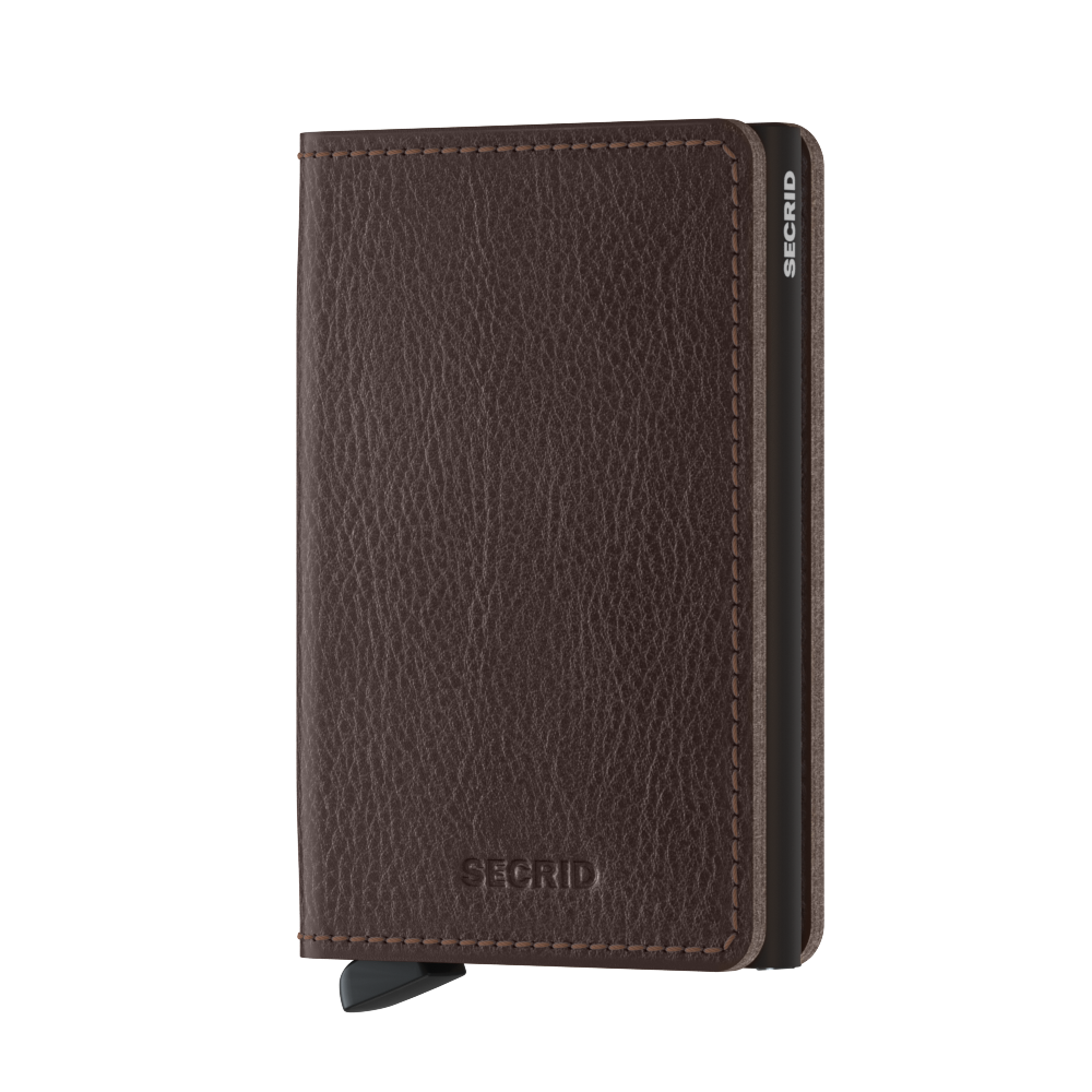 Slimwallet Veg Espresso Brown