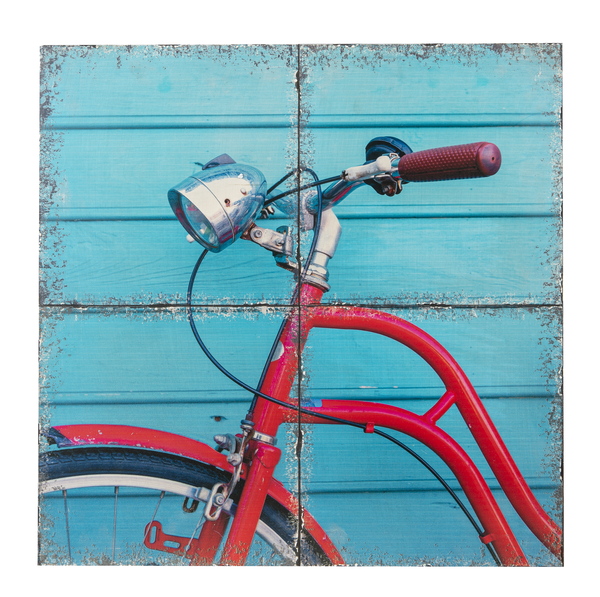 Antique Tile Bike Wall