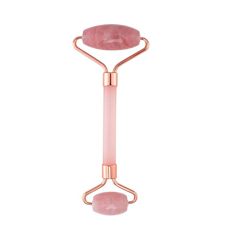 Facial Massage Roller - Rose Quartz