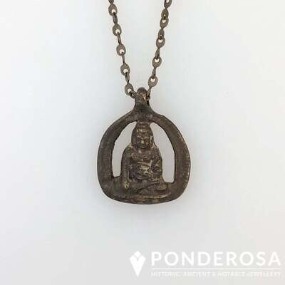 Brass Buddha Pendant