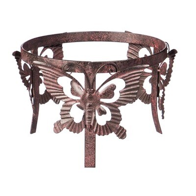 Ball Hardware Stand, Butterfly Adorned