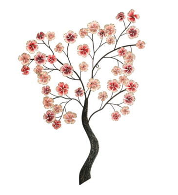 FINAL SALE - Layered Cherry Blossom Wall Decor