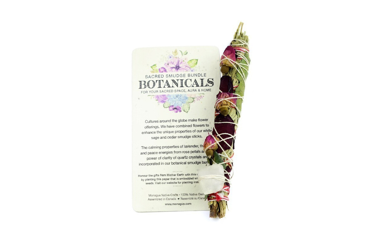 Botanical Smudge - Cedar/RoseQuartz/Rose Petals