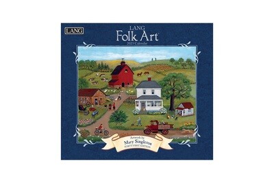 Lang 2023 Calendar - Folk Art