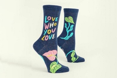 Women's Crew Sock - Love Who You Love
