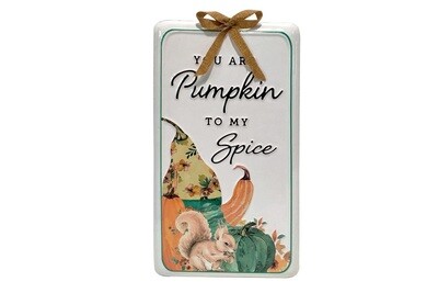 FINAL SALE Pumpkin Spice Wall