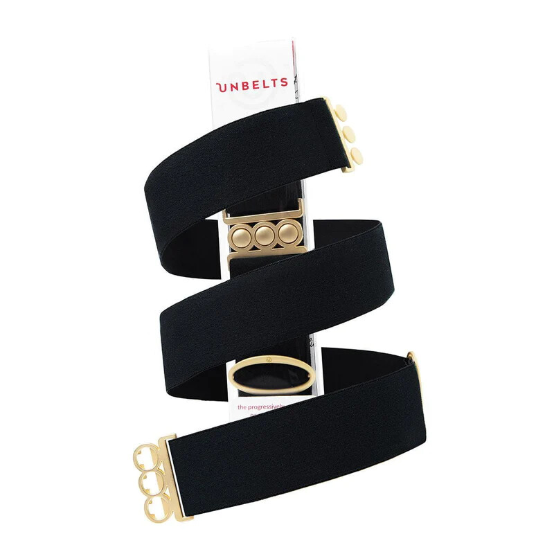 Unbelt - Classic - Jet Black (Gold)