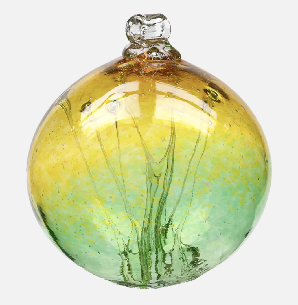 Olde English Witch Ball - Gold/Green