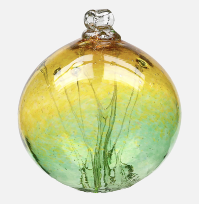 Olde English Witch Ball - Gold/Green