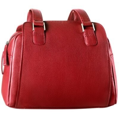 CENTRAL PARK - Three Compartments Twin Handle Shoulder Bag (CP 8790) - Wine