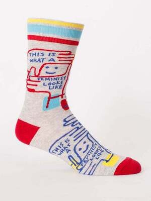 Men's Crew Sock - Feminist