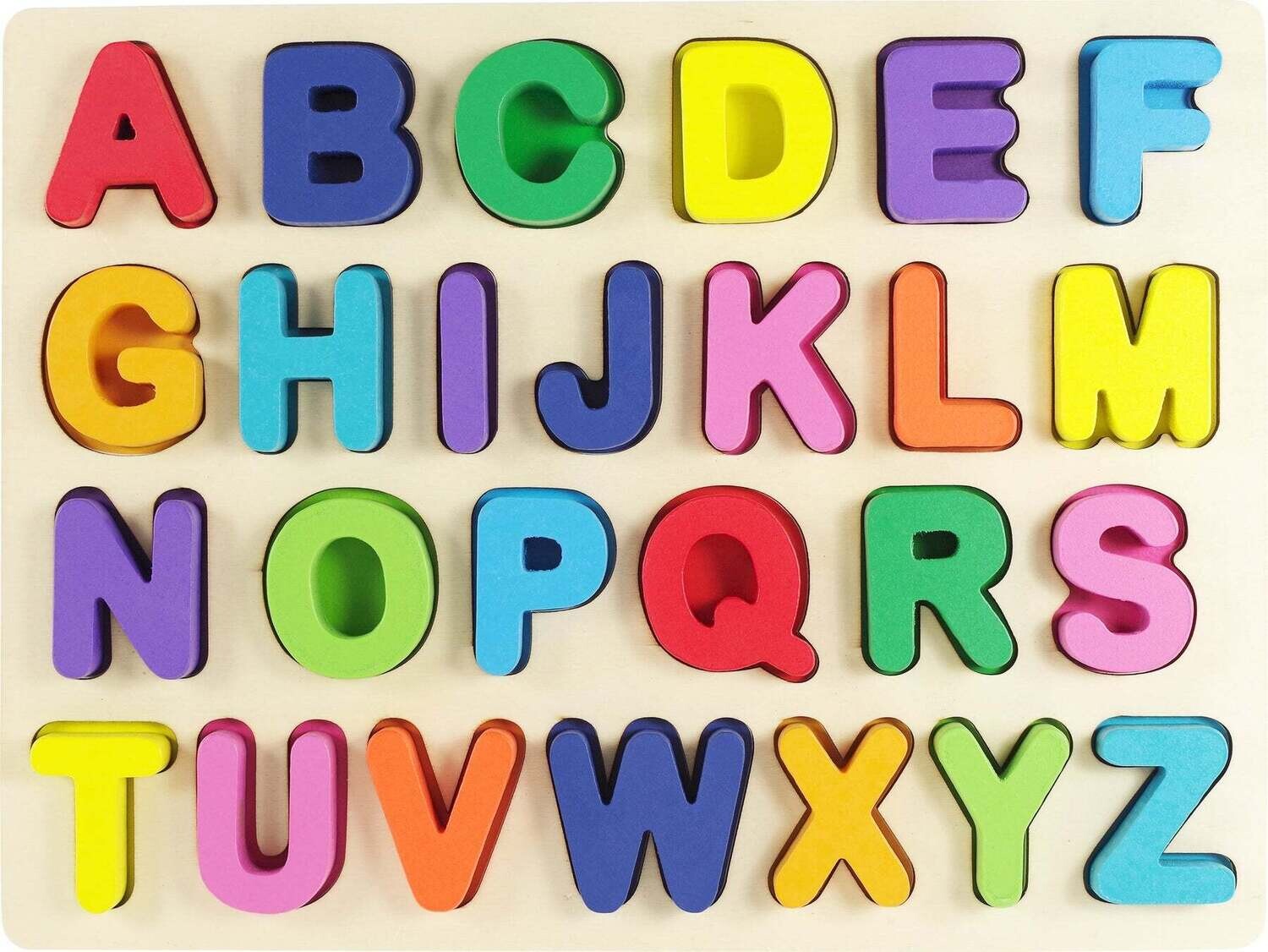 Letters Kids' Wooden Puzzle (26-Piece Set)