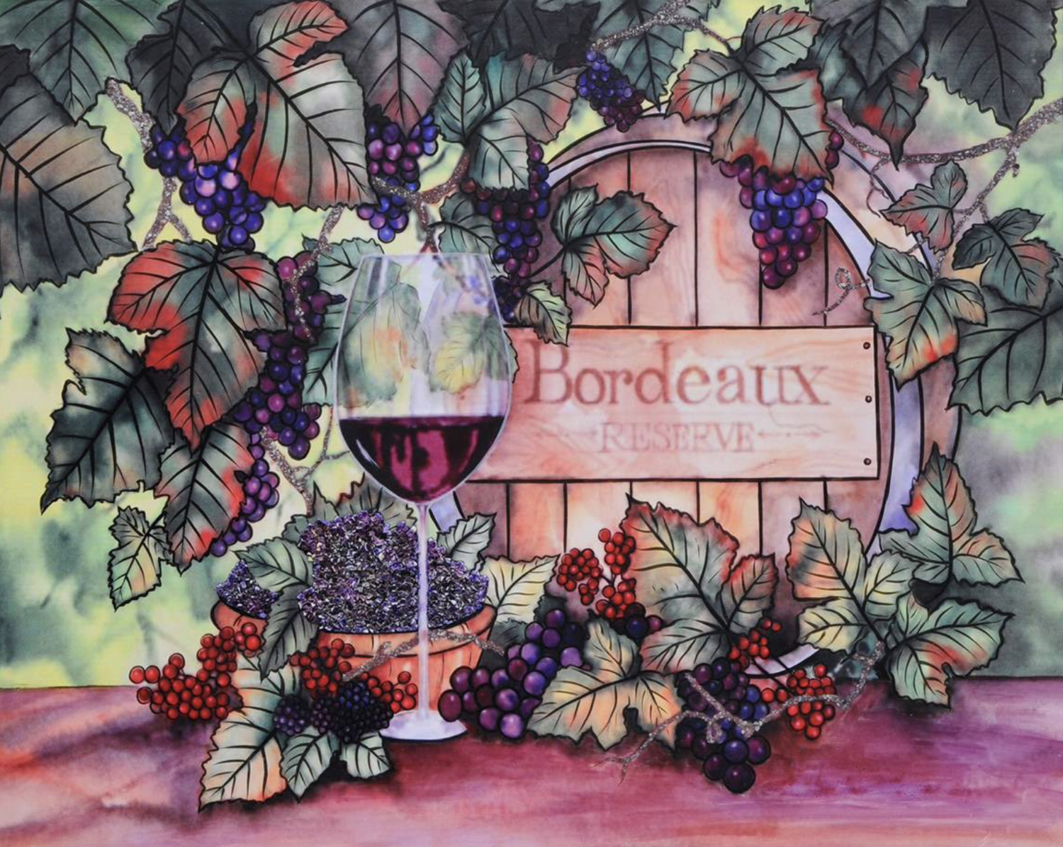 Bordeaux Wines Plaque