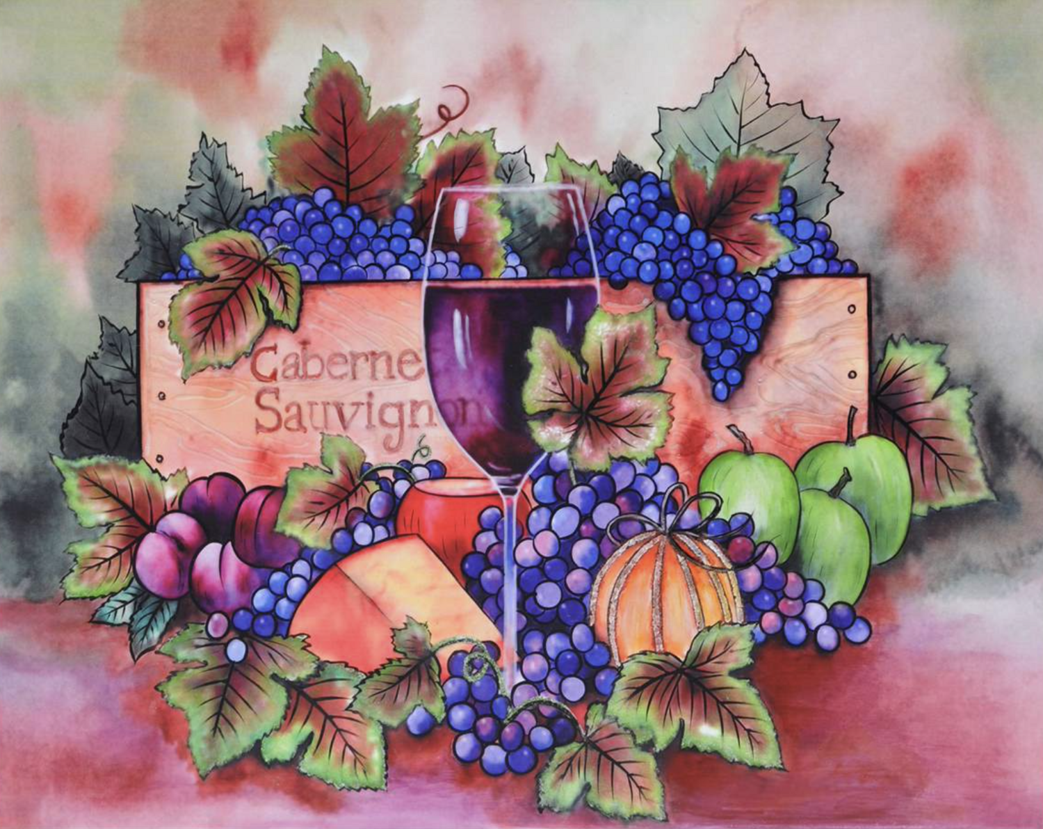 FINAL SALE 11x14 Plaque - Cabernet Wines Plaque