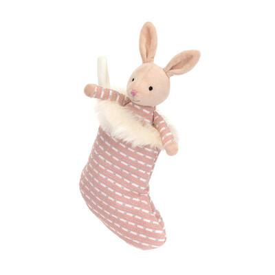 FINAL SALE Shimmer Stocking Bunny