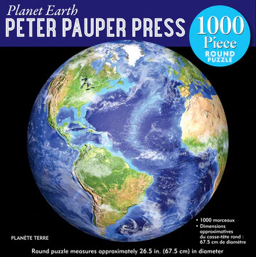 Planet Earth 1000 Piece Round Jigsaw Puzzle