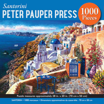 Santorini 1000 Piece Jigsaw Puzzle