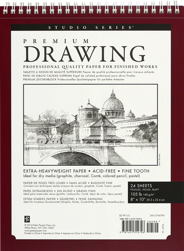 Premium Drawing Pad 8X10