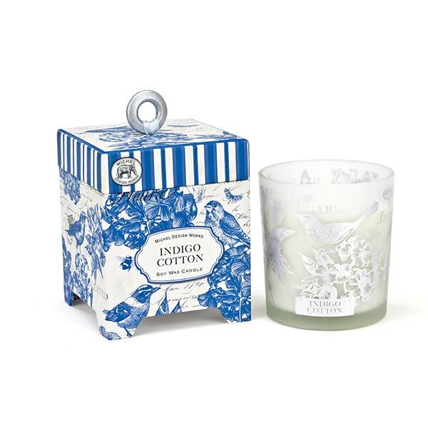 FINAL SALE Indigo Cotton 6.5 oz Soy Wax Candle Store