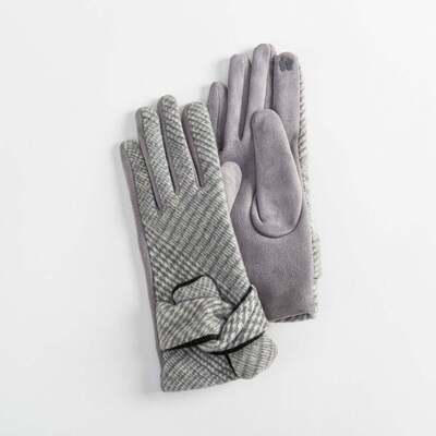 FINAL SALE Plaid/Knot Glove