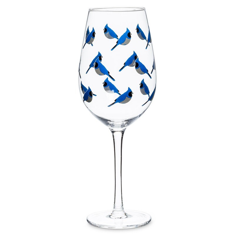 Bird Wine Glass