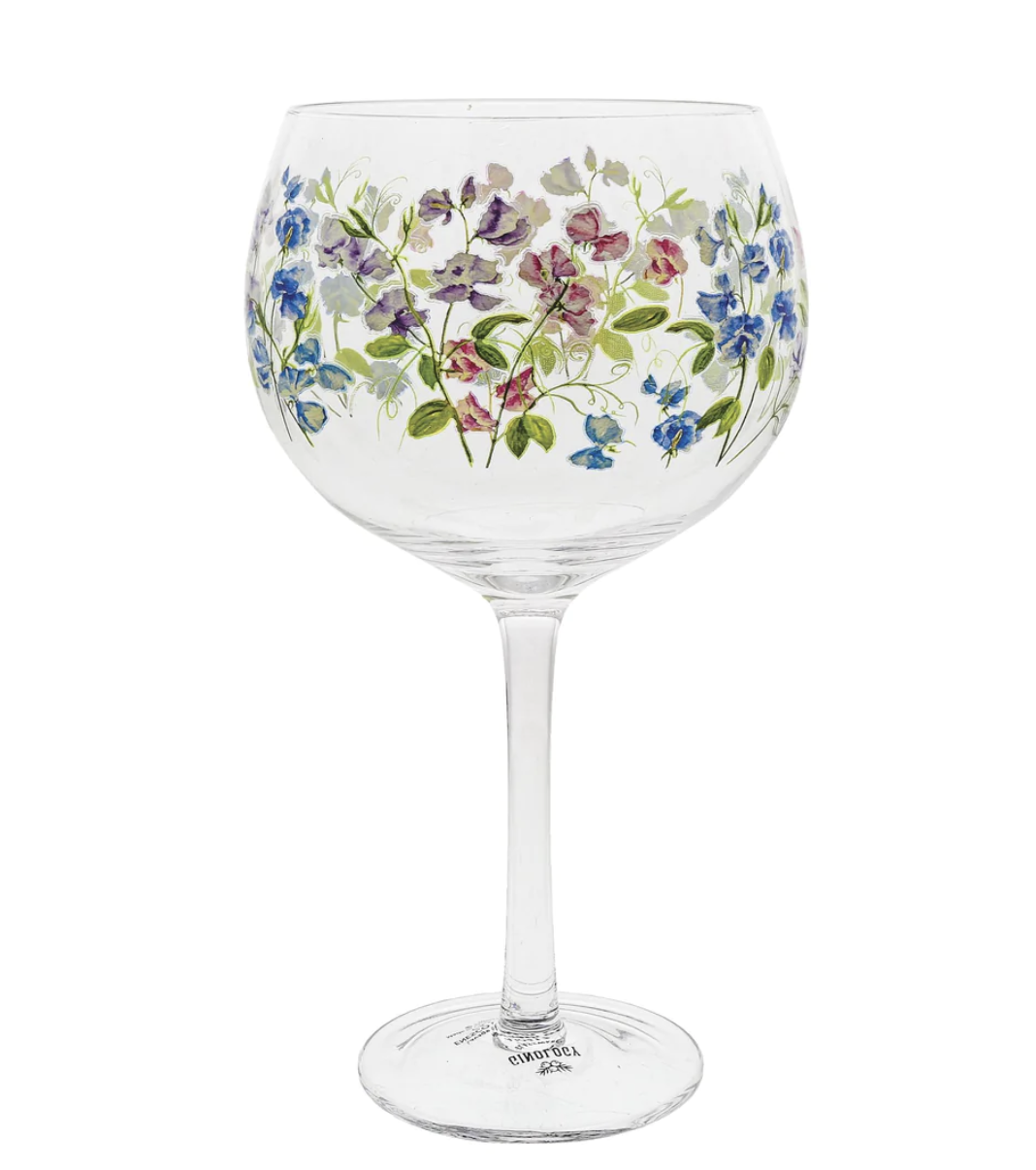 Ginology Sweet Pea Glass