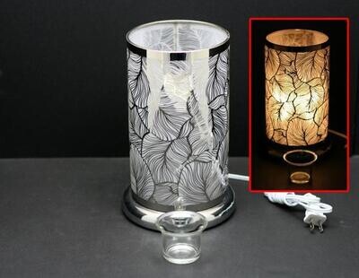 Touch Sensor Lamp - Silver Feather 9.5