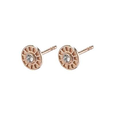 Fia Earrings  Rose Gold Plated Crystal Stud