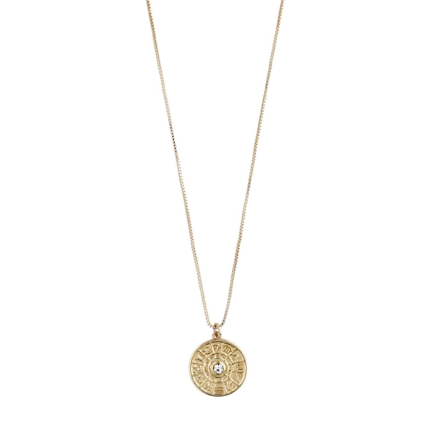 Fia Necklace Gold Plated Crystal