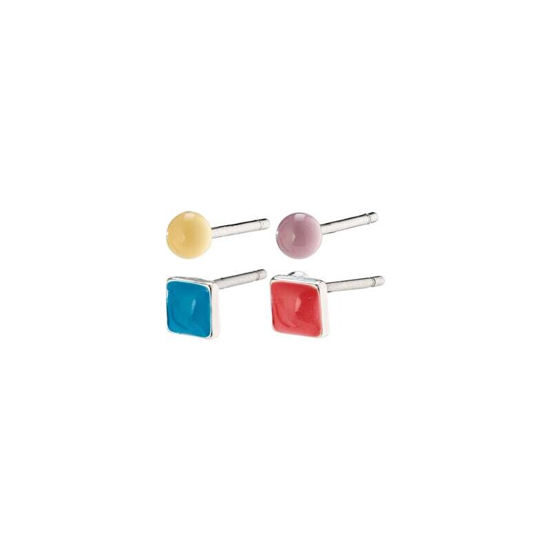 FINAL SALE Kimberly Earring  Silver Plated: Multi (50% off)