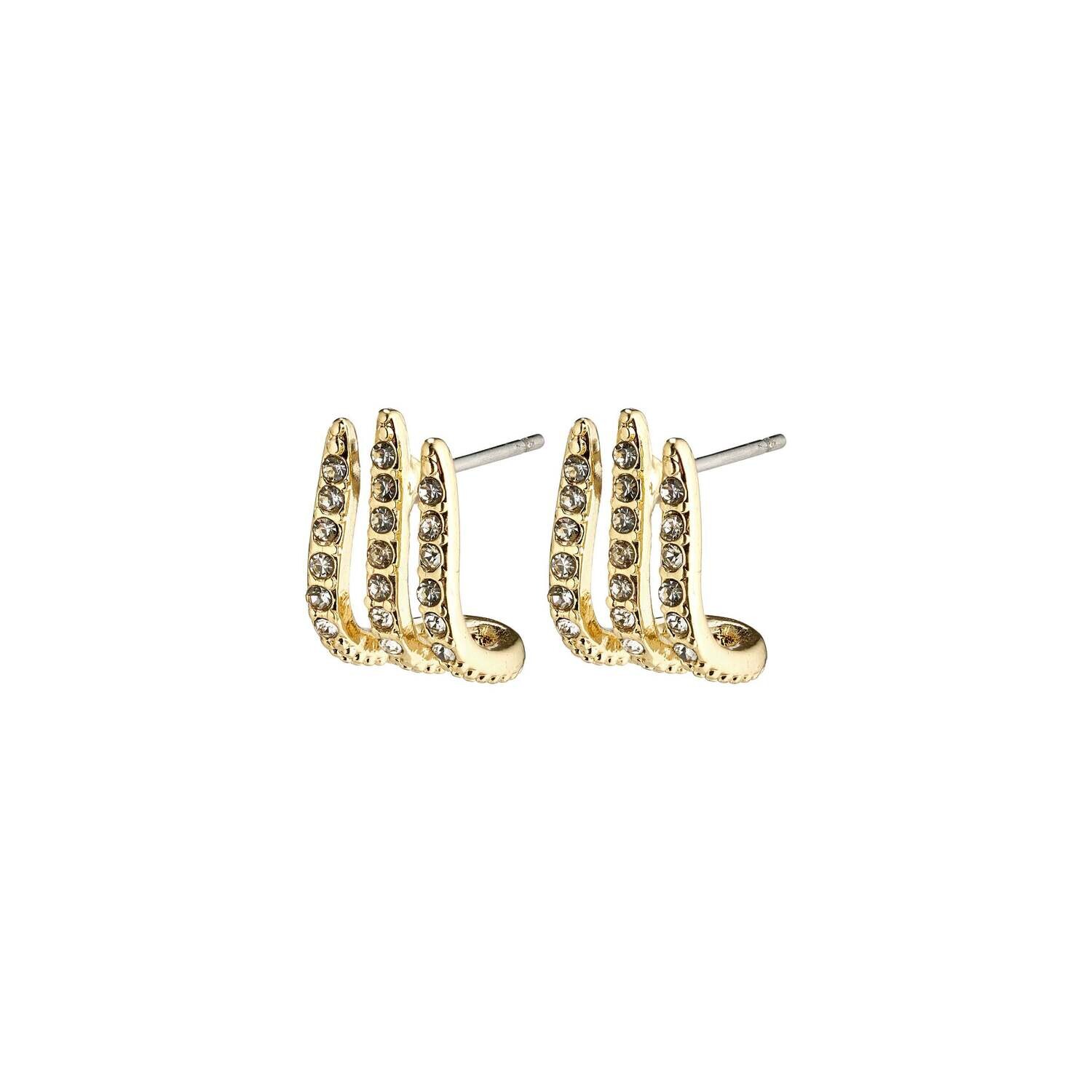 FINAL SALE Kaylee Earrings Gold Plated Crystal