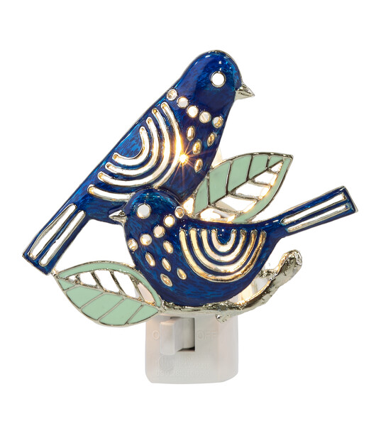 Blue Birds Night Light