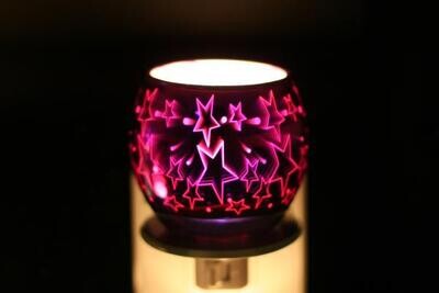 Night Light - 3D Purple Star