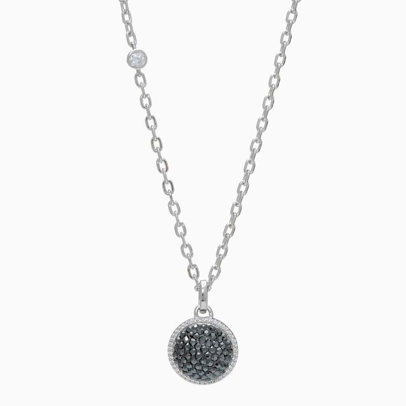 Sparkle Ball Halo Pendant Necklace