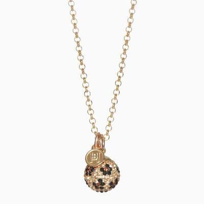Leopard Sparkle Ball™ 14mm on Gold Convertible Chain