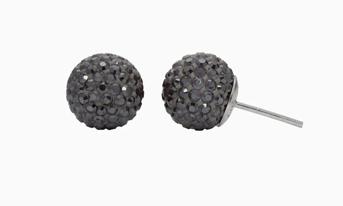 Sparkle Ball 10mm Stud Earrings