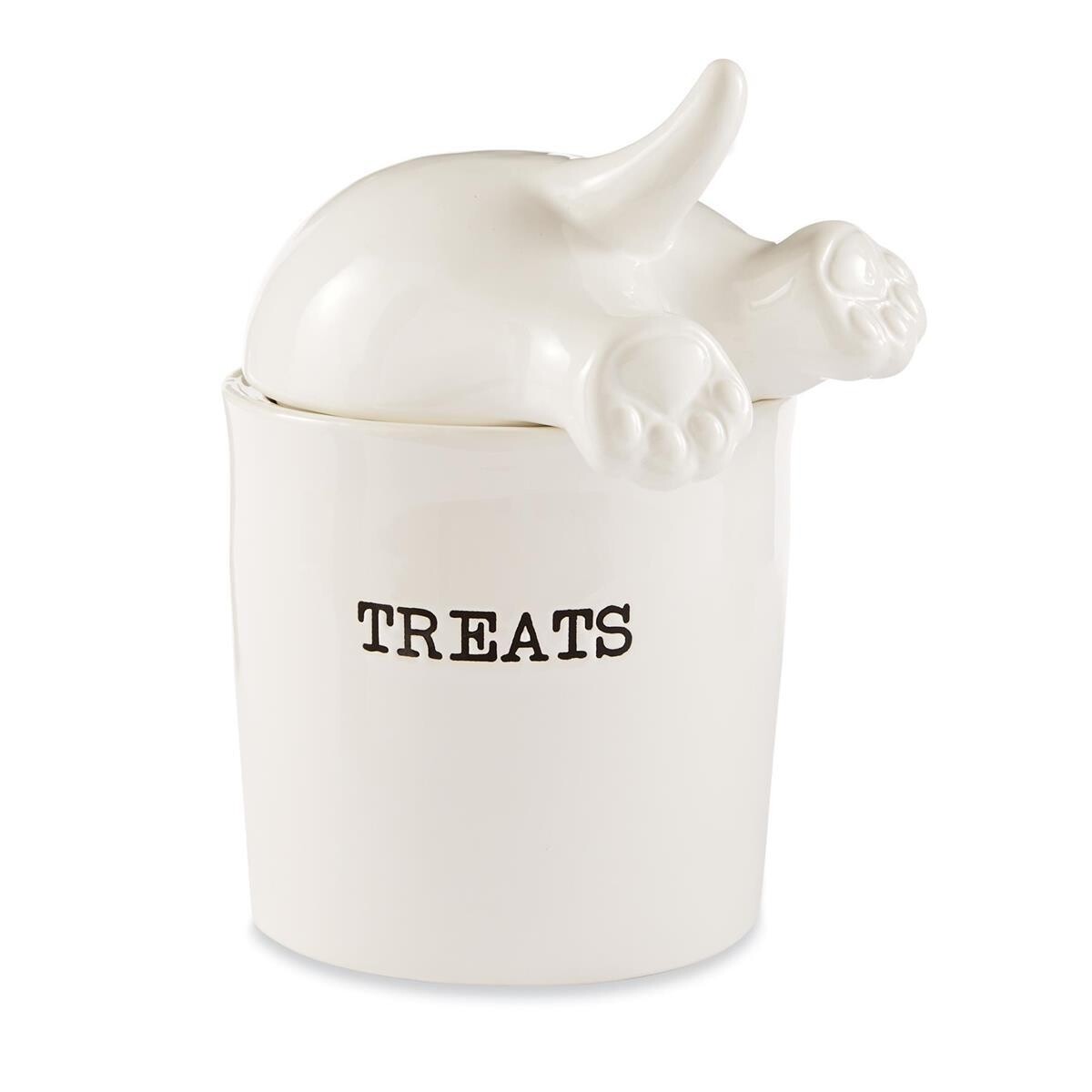 FINAL SALE Dog Tail Treat Canister