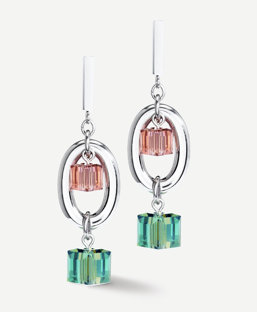 Multicolour Multiwear GeoCUBE® Earrings