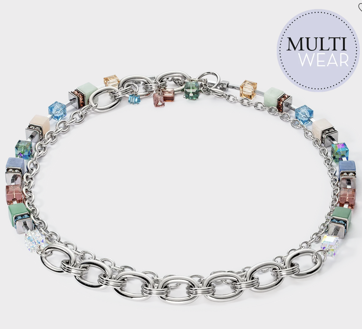 Multicolour Multiwear GeoCUBE® Necklace