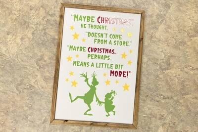 Grinch Sign