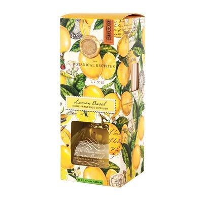 Lemon Basil Home Fragrance Reed Diffuser