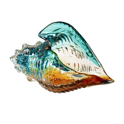 Glass Conch Table Decor L