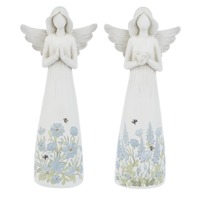 Botanical Angel Figurines