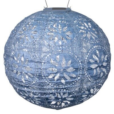 Lantern-B Globe Blue